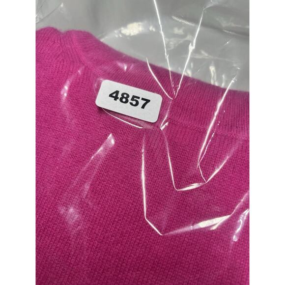 Apt 9 Cashmere Sweater Women Medium Pink Fuchsia Turtleneck Classic Luxe Cozy - Picture 11 of 11